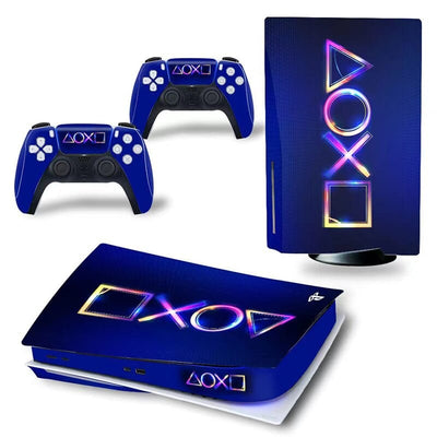 Stickers PS5<br> Boutons Playstation Violet Stickers PS5 Tresor Otaku