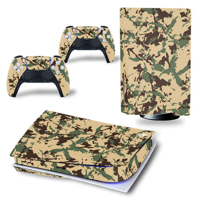 Stickers PS5<br> Camouflage Militaire Stickers PS5 Tresor Otaku