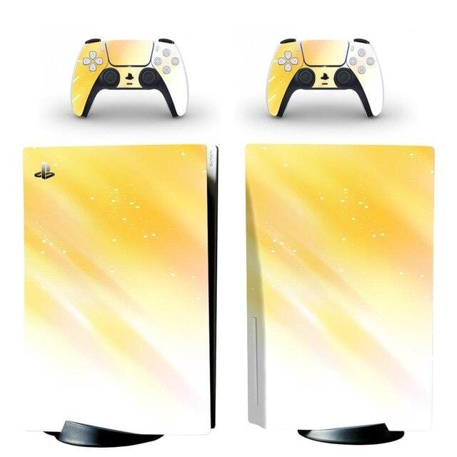 Stickers PS5<br> Jaune Stickers PS5 Tresor Otaku