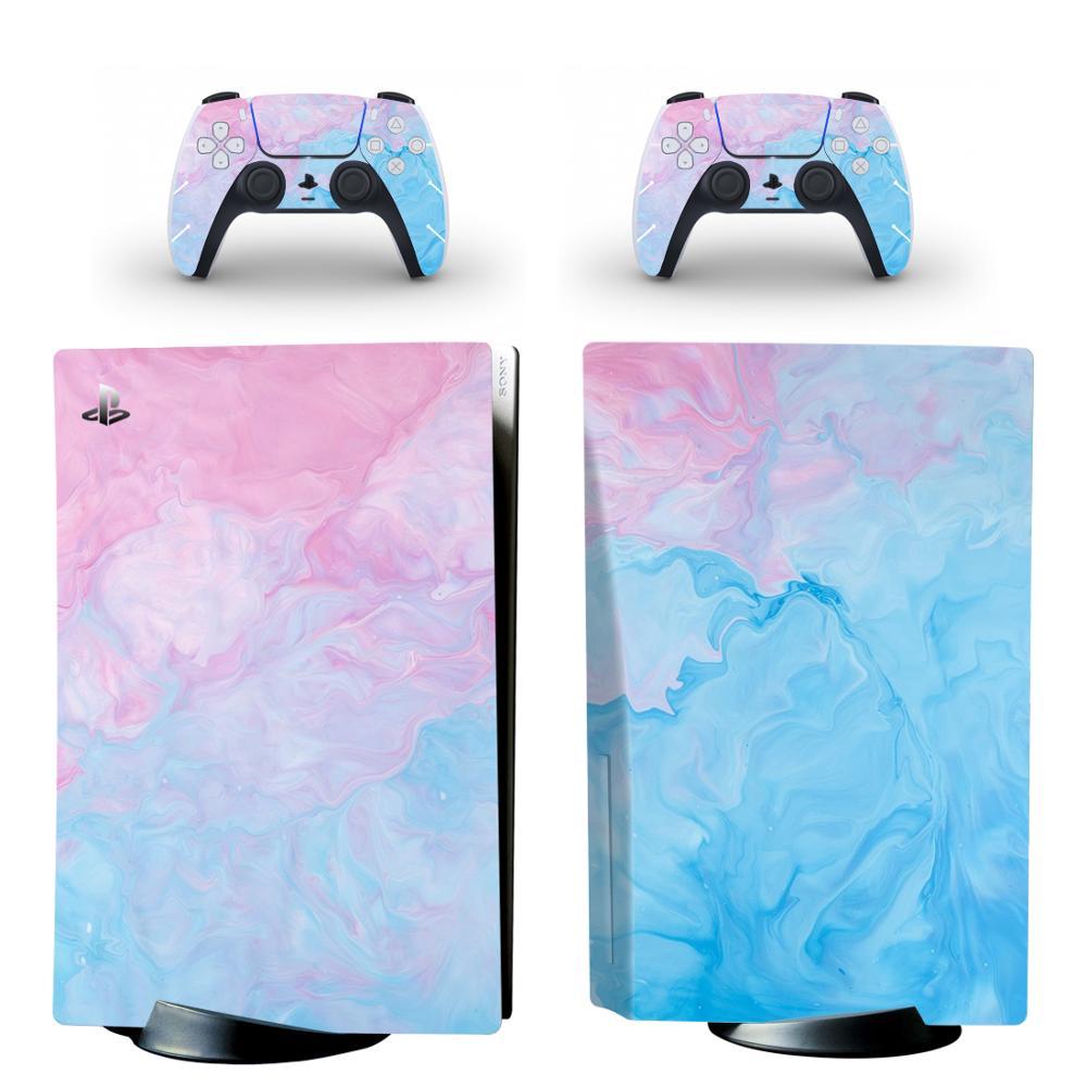 Stickers PS5<br> Rose et Bleu Stickers PS5 Tresor Otaku
