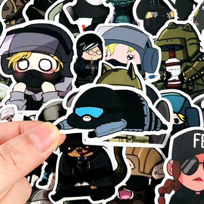 Stickers Rainbow 6 <br> (Pack de 49) Pack de Stickers Tresor Otaku