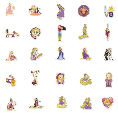 Stickers Raiponce Pack de Stickers Tresor Otaku