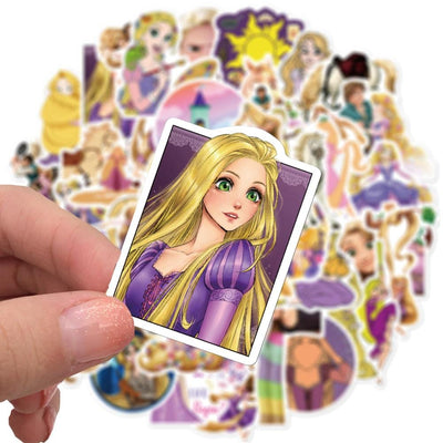 Stickers Raiponce Pack de Stickers Tresor Otaku
