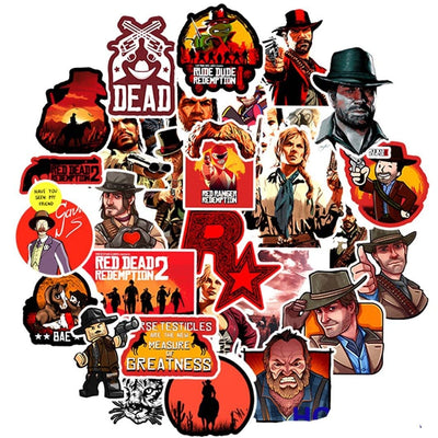Stickers Red Dead Redemption 2 Pack de Stickers Tresor Otaku