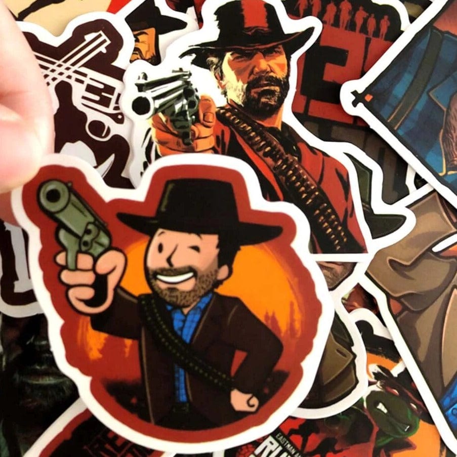 Stickers Red Dead Redemption 2 Pack de Stickers Tresor Otaku