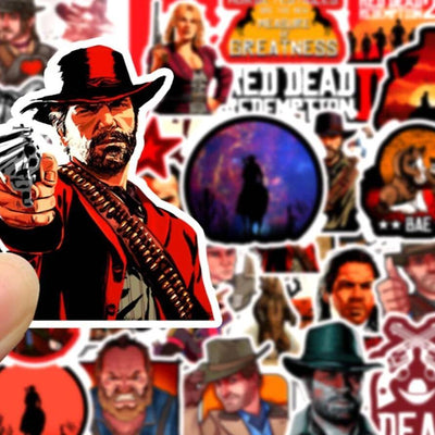 Stickers Red Dead Redemption 2 Pack de Stickers Tresor Otaku