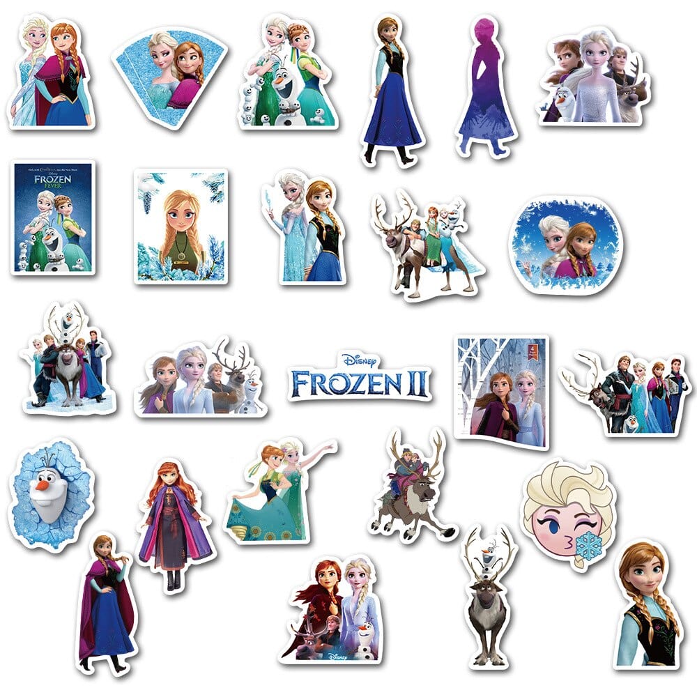Stickers Reine des Neiges Pack de Stickers Tresor Otaku
