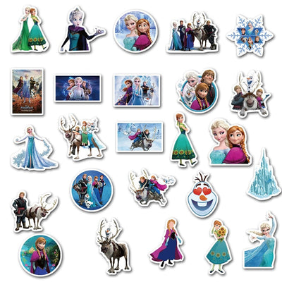 Stickers Reine des Neiges Pack de Stickers Tresor Otaku