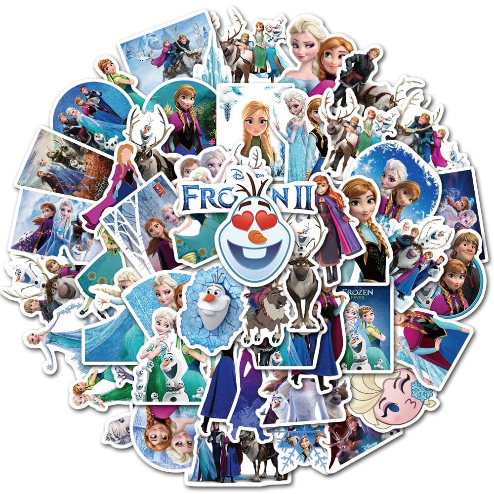 Stickers Reine des Neiges Pack de Stickers Tresor Otaku