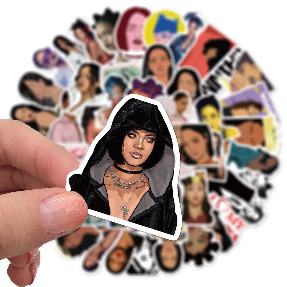 Stickers Rihanna Pack de Stickers Tresor Otaku
