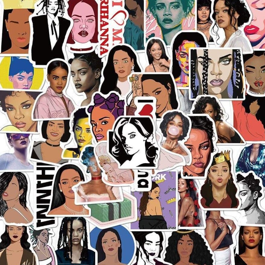 Stickers Rihanna Pack de Stickers Tresor Otaku