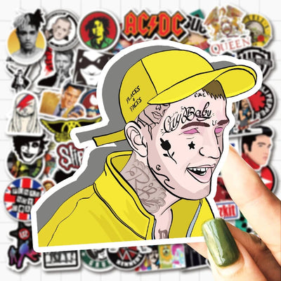 Stickers Rock Band Pack de Stickers Tresor Otaku