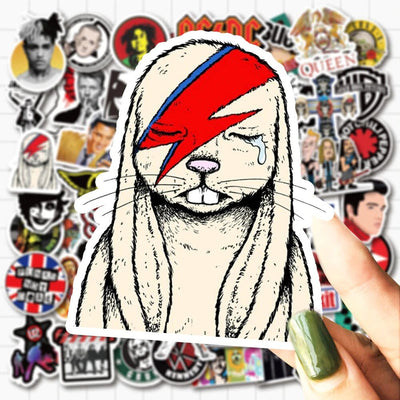 Stickers Rock Band Pack de Stickers Tresor Otaku