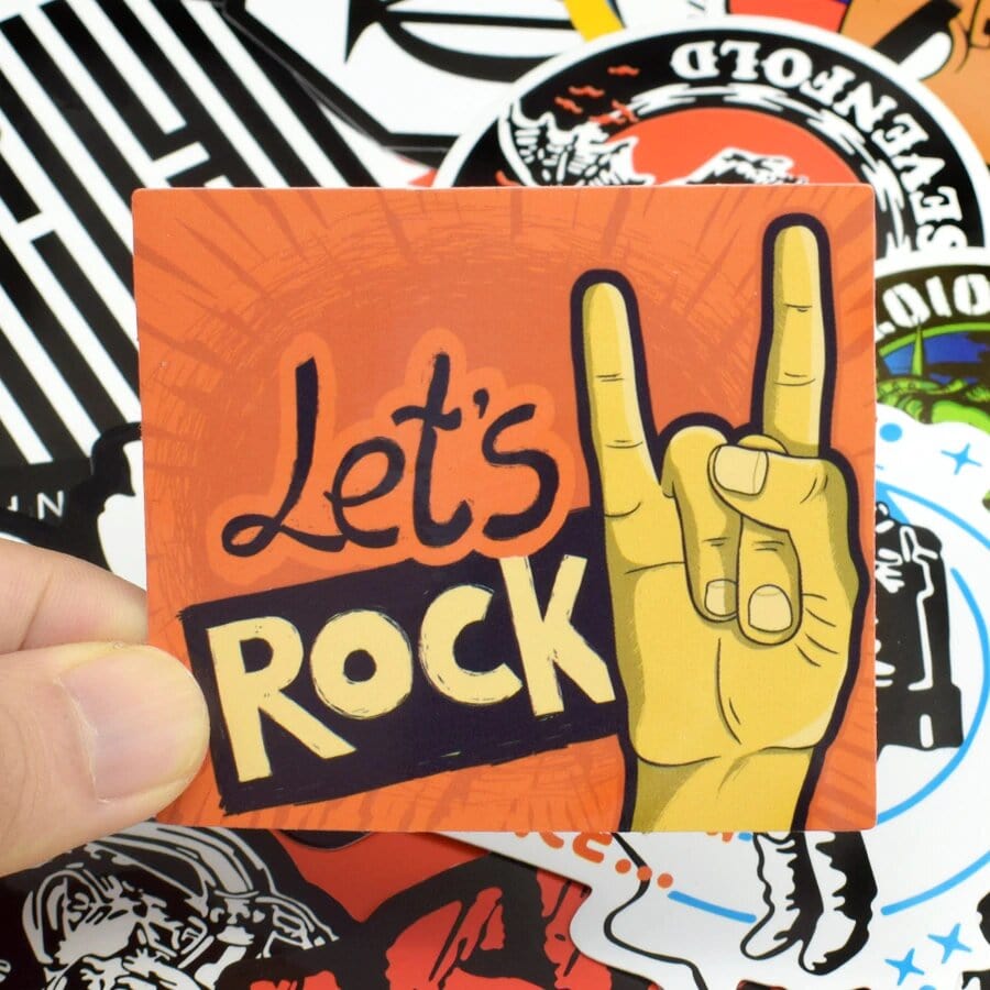 Stickers Rock Brillant Pack de Stickers Tresor Otaku