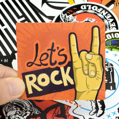 Stickers Rock Brillant Pack de Stickers Tresor Otaku