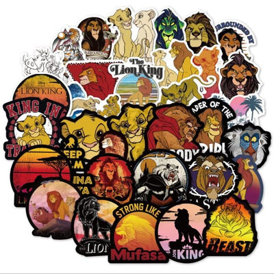 Stickers Roi Lion Tresor Otaku