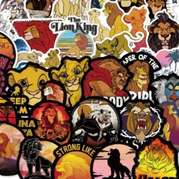 Stickers Roi Lion Tresor Otaku