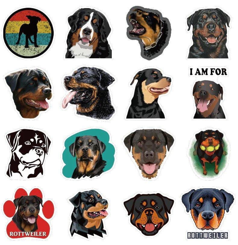Stickers Rottweiler Pack de Stickers Tresor Otaku