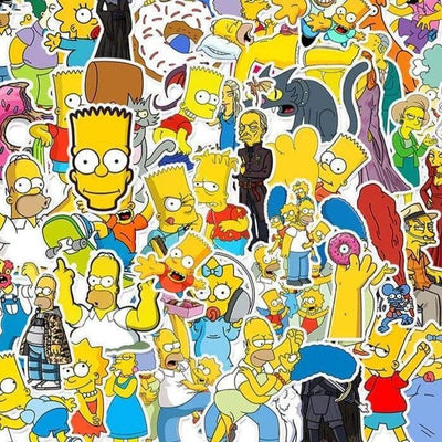 Stickers Simpsons Pack de Stickers Tresor Otaku