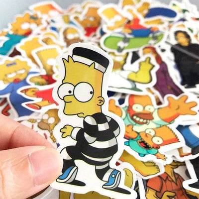 Stickers Simpsons Pack de Stickers Tresor Otaku