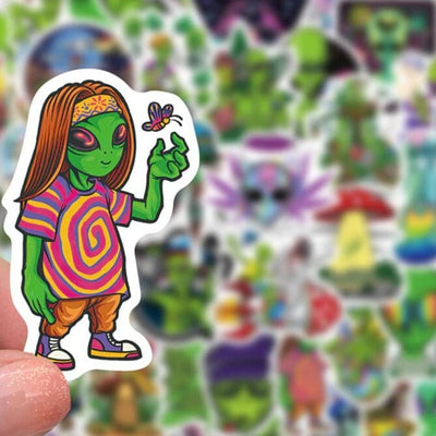 Stickers Skate <br> Aliens (50 pcs) Stickers Skate Tresor Otaku