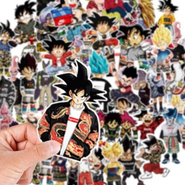 Stickers Skate<br> Dragon Ball (50 pcs) Stickers Skate Tresor Otaku