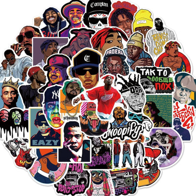 Stickers Skate<br> Hip Hop (50 pcs) Stickers Skate Tresor Otaku