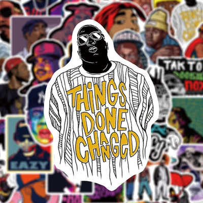 Stickers Skate<br> Hip Hop (50 pcs) Stickers Skate Tresor Otaku