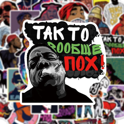 Stickers Skate<br> Hip Hop (50 pcs) Stickers Skate Tresor Otaku