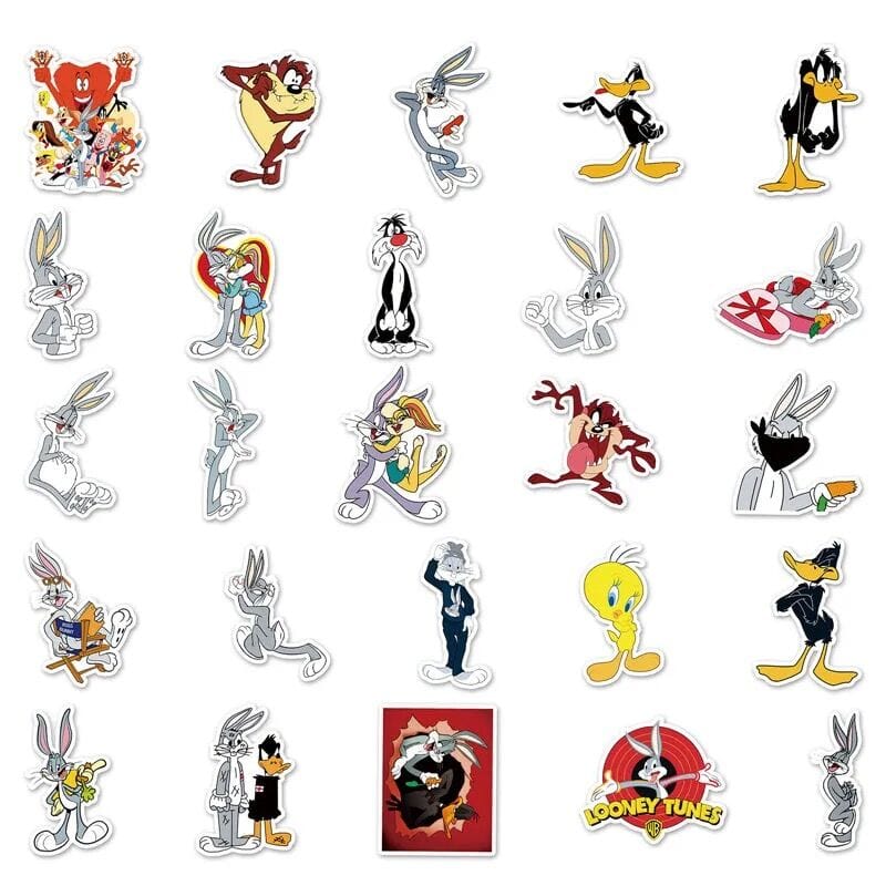 Stickers Skate<br> Looney Tunes (50 pcs) Stickers Skate Tresor Otaku