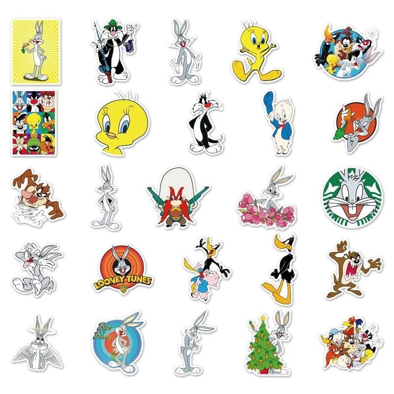 Stickers Skate<br> Looney Tunes (50 pcs) Stickers Skate Tresor Otaku