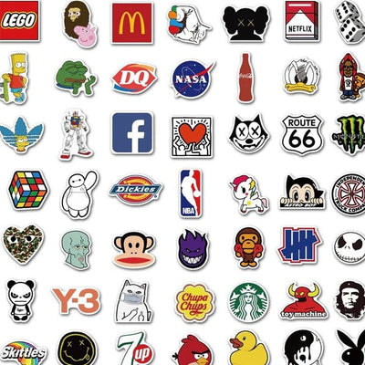 Stickers Skate<br> Marques Mate (100 pcs) Stickers Skate Tresor Otaku