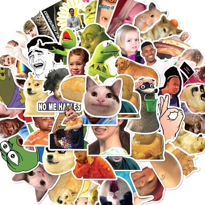 Stickers Skate<br> Memes (50 pcs) Stickers Skate Tresor Otaku