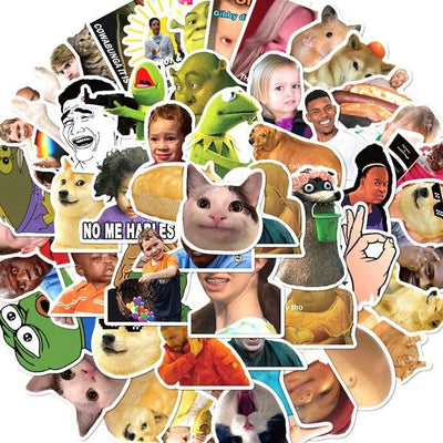 Stickers Skate<br> Memes (50 pcs) Stickers Skate Tresor Otaku