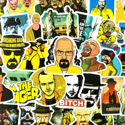 Stickers Skate Breaking Bad Pack de Stickers Tresor Otaku