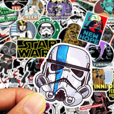 Stickers Skateboard<br> Star Wars (50pcs) Stickers Skate Tresor Otaku