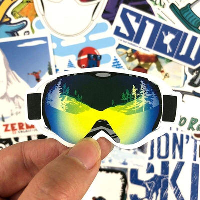 Stickers Ski | Pack de 35 Pack de Stickers Tresor Otaku