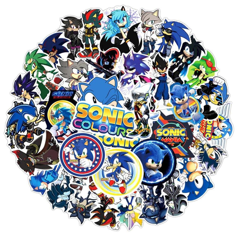 Stickers Sonic Colours Pack de Stickers Tresor Otaku
