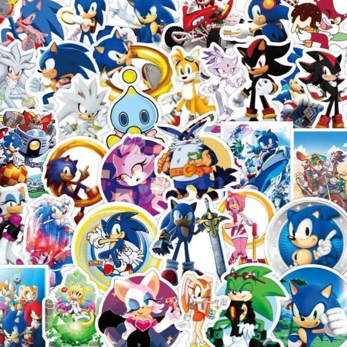 Stickers Sonic Pack de Stickers Tresor Otaku