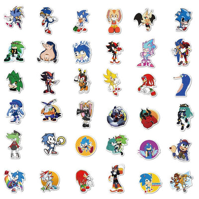 Stickers Sonic Pack de Stickers Tresor Otaku