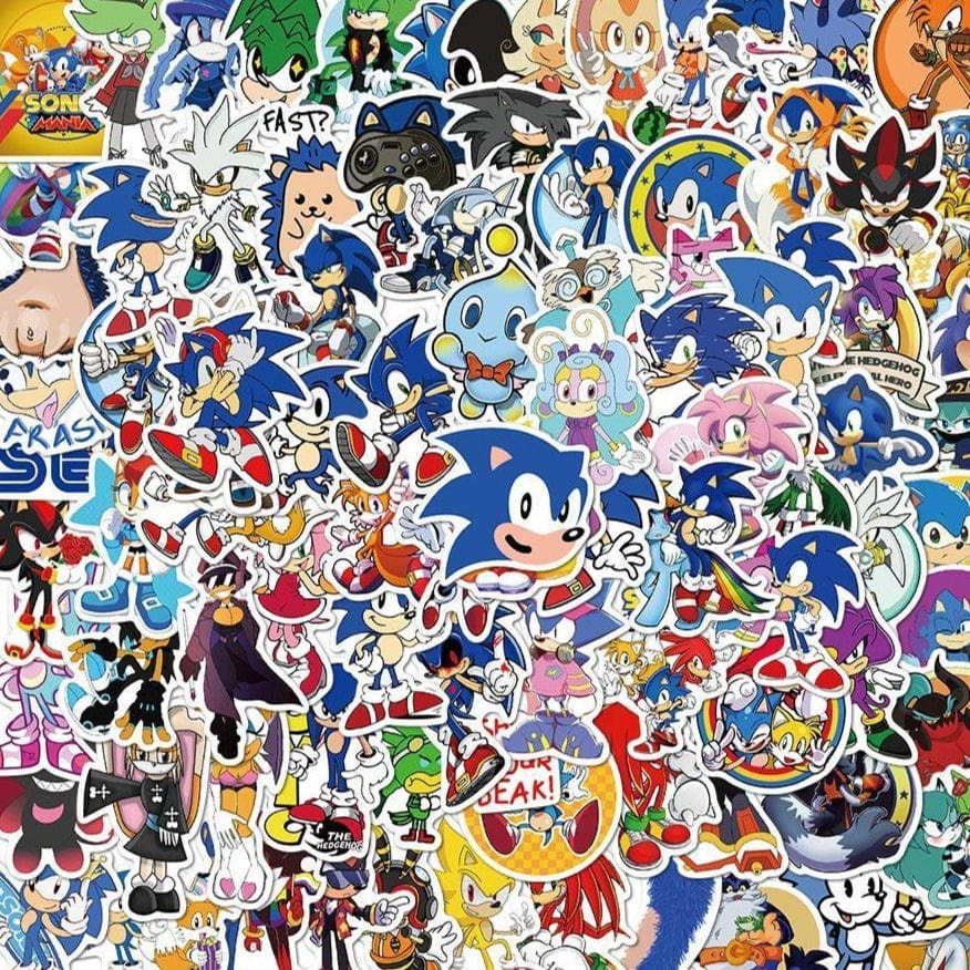 Stickers Sonic Pack de Stickers Tresor Otaku