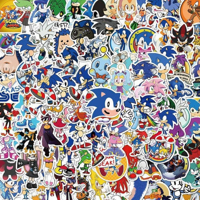 Stickers Sonic Pack de Stickers Tresor Otaku