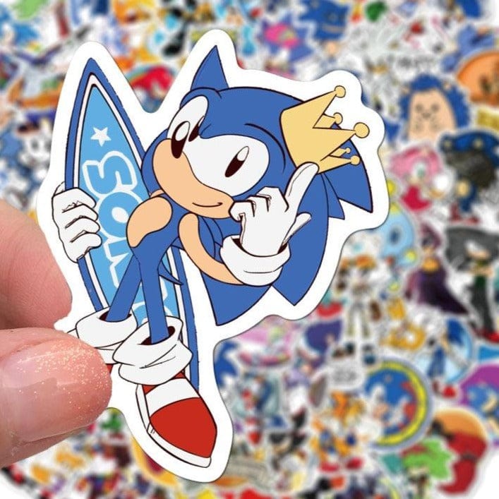 Stickers Sonic Pack de Stickers Tresor Otaku