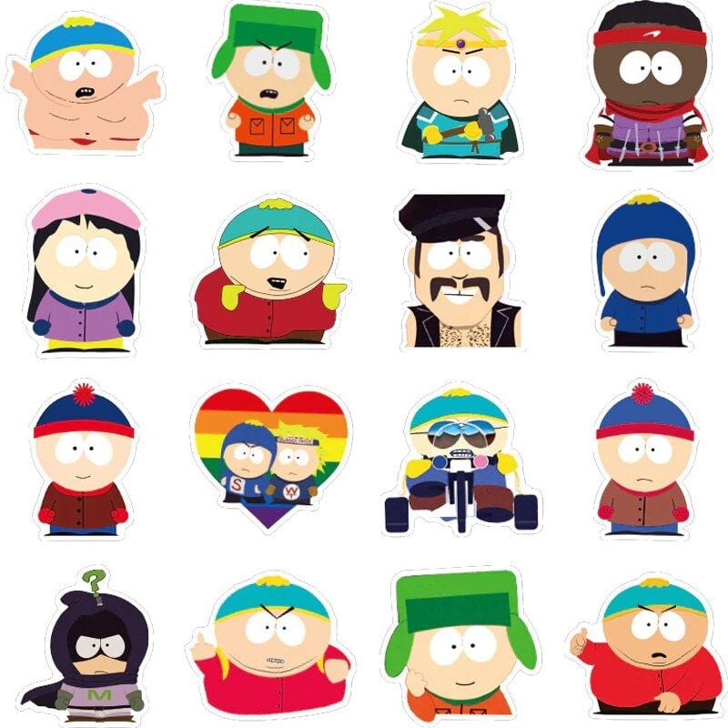 Stickers South Park Pack de Stickers Tresor Otaku