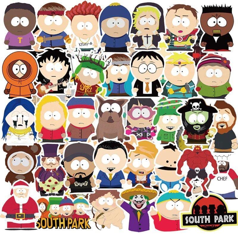 Stickers South Park Pack de Stickers Tresor Otaku