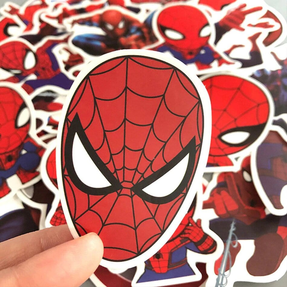 Stickers Spiderman <br> (Pack de 35) Pack de Stickers Tresor Otaku