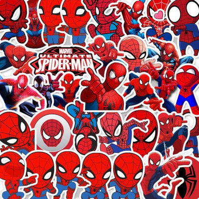Stickers Spiderman <br> (Pack de 35) Pack de Stickers Tresor Otaku