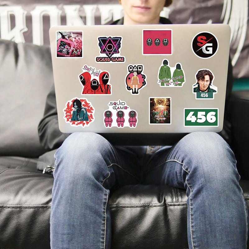 Stickers Squid Game (Pack de 50) Pack de Stickers Tresor Otaku