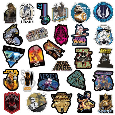 Stickers Star Wars <br> (Pack de 108) Pack de Stickers Tresor Otaku