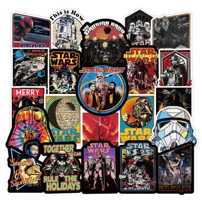 Stickers Star Wars <br> (Pack de 108) Pack de Stickers Tresor Otaku